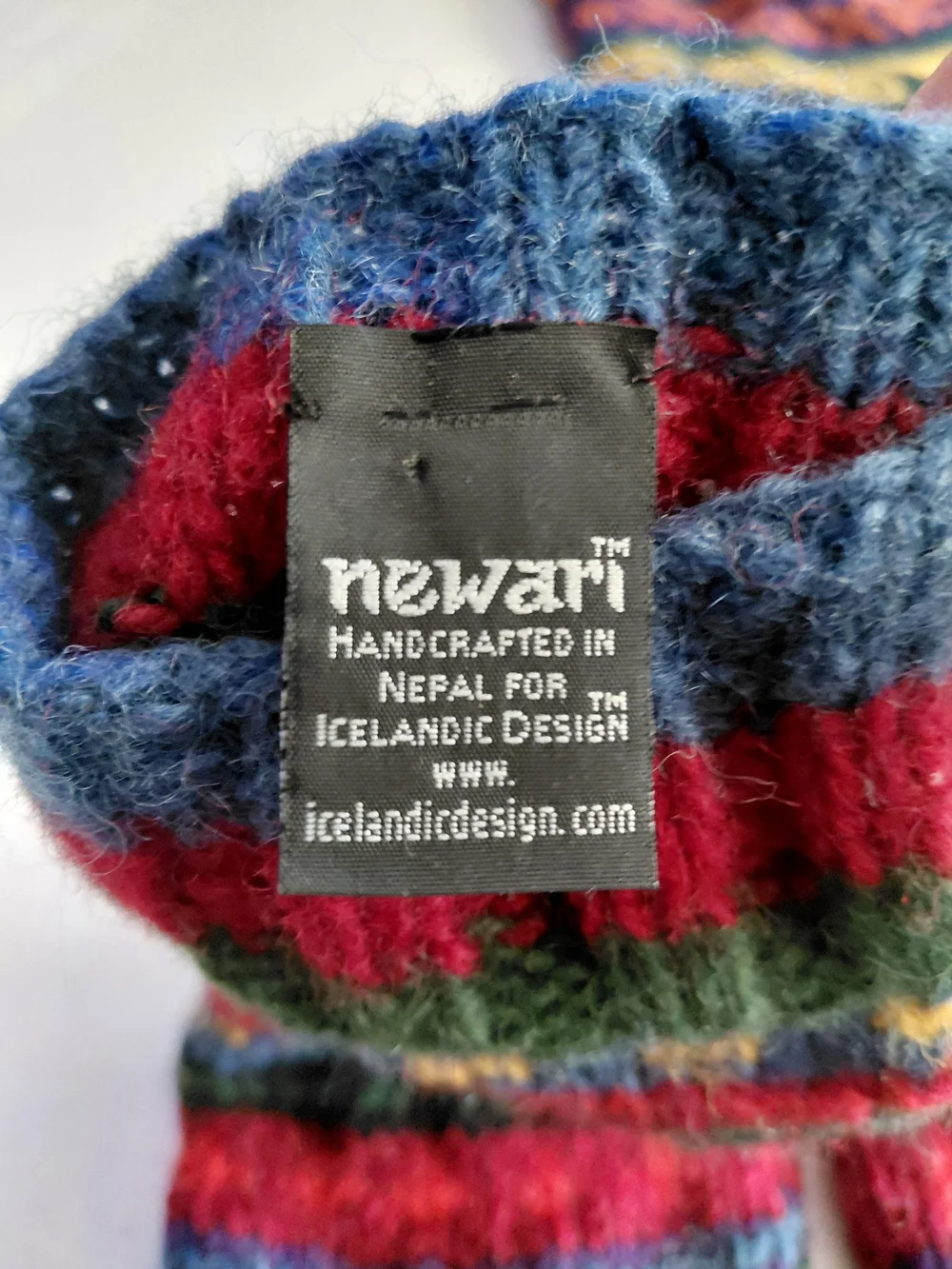 Nepal Hand-Knit Multicolor Wool Socks & Reversable Alpaca Fur Hat